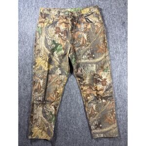 Wrangler Authentic Jeans Mens 38x30 Advantage Timber Camo Straight Leg 97GR1 TM